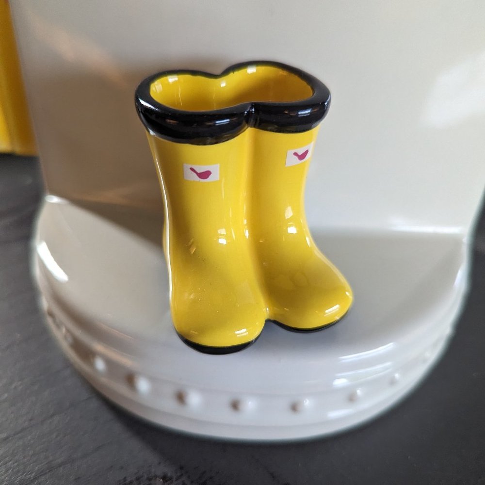 Nora Fleming Mini • Yellow Boots Jumpi'n Puddles- A292 St. Jude